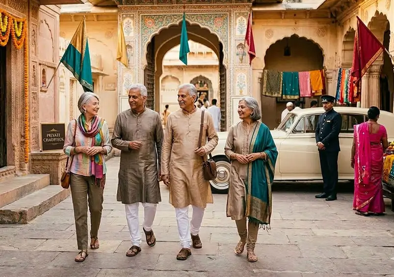 Luxury India Group Tours for Senior Citizens – 5-Star Comfort & Private Chauffeur Travel