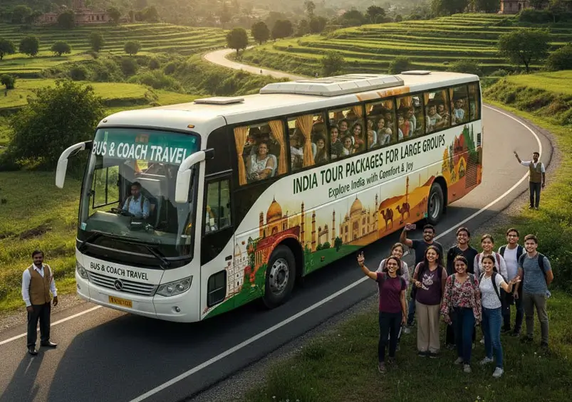 India Tour Packages for Large Groups with Bus or Coach