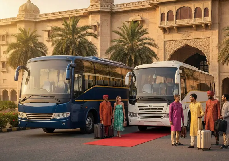 Luxury Coach and Minibus Tours in India for International Groups